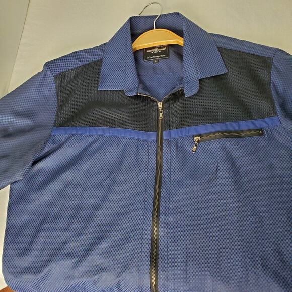 Barabas Blue short sleeve shirt - Size Large - Picture 3 of 5